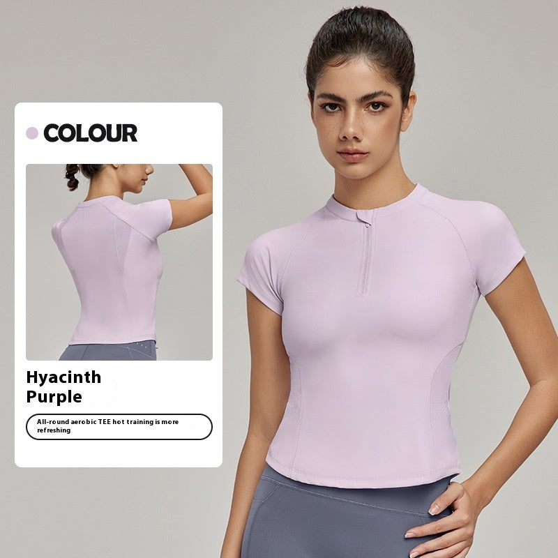 Top Sportivo Crop Con Zip