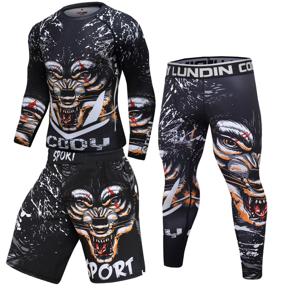 uomo - completo termico x sport combattimento