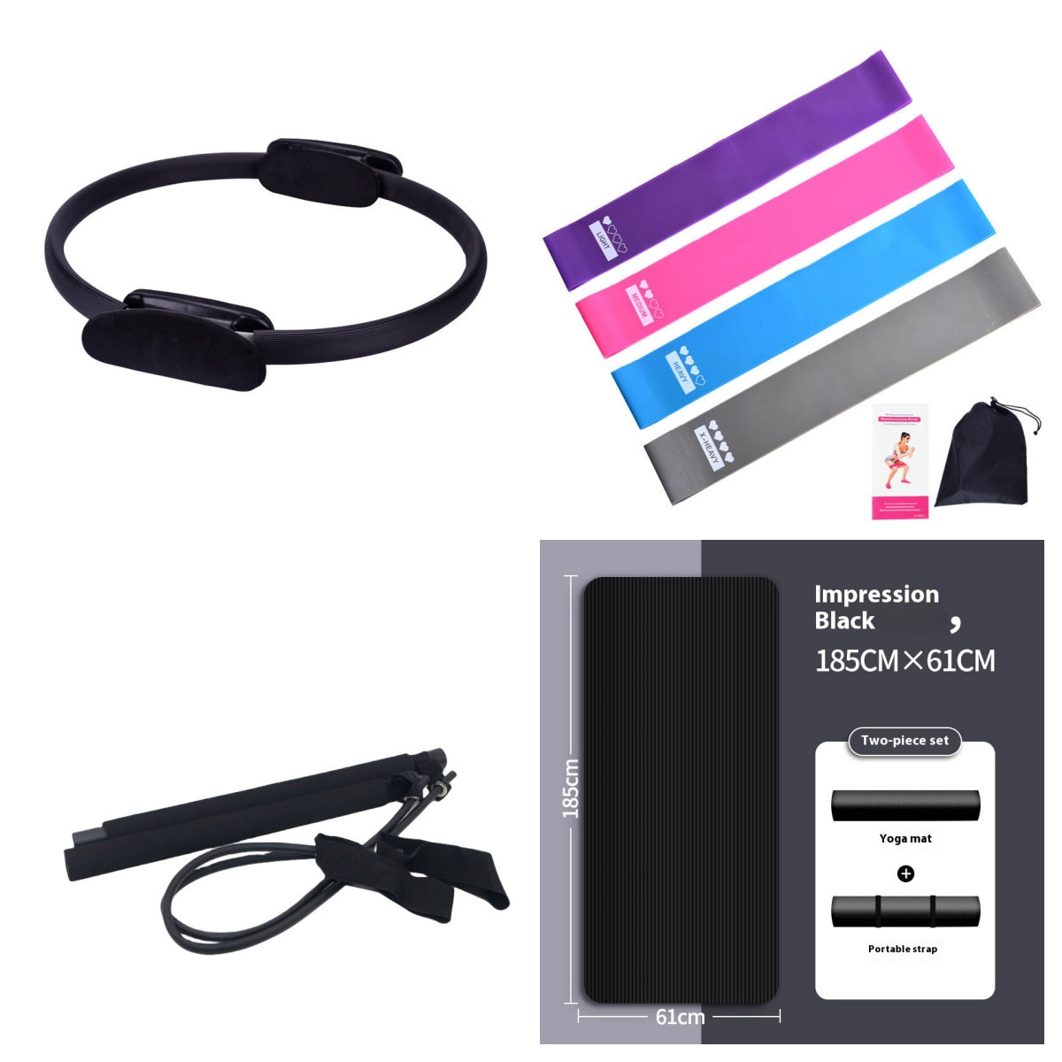 Kit Fitness Completo Casa