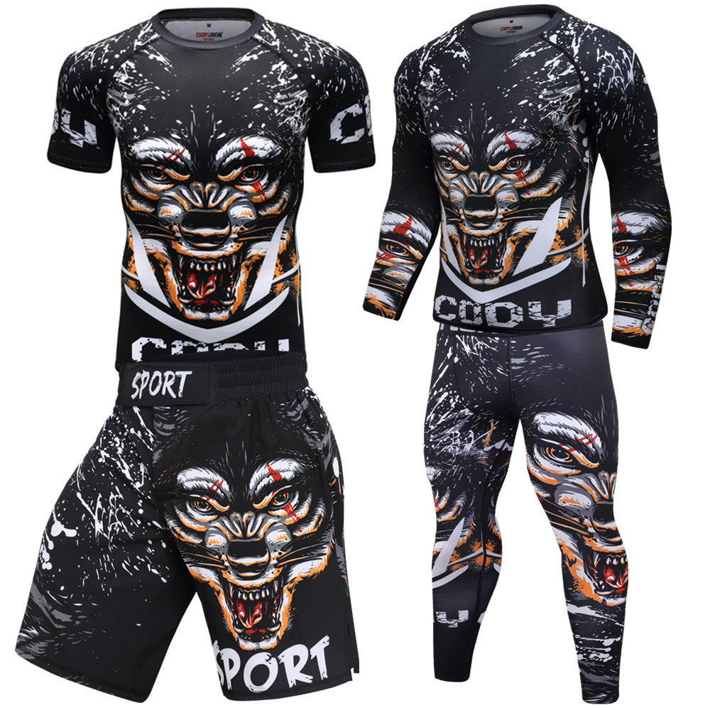 uomo - completo termico x sport combattimento