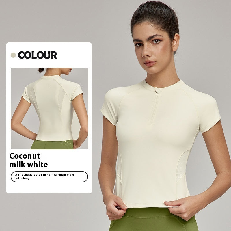 Top Sportivo Crop Con Zip