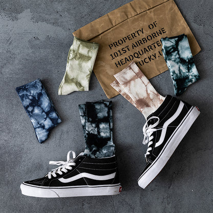 Calzini Tie-Dye Unisex - Set 5 Paia Colori Assortiti