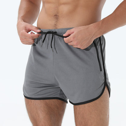 Pantaloncini Sportivi Con Tasca Zip