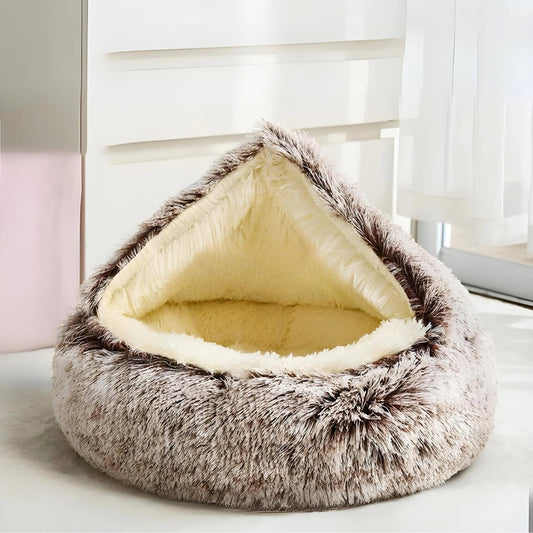 Coffy™ - Cuccia Imbottita per Cani con Cappuccio