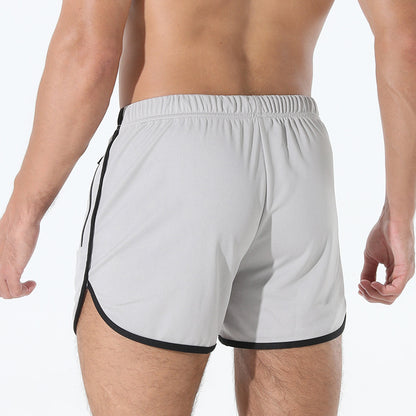 Pantaloncini Sportivi Con Tasca Zip