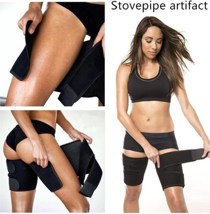 Fascia Snellente Cosce e Vita in Neoprene per Sudorazione