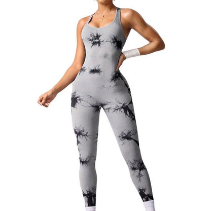 Tuta Sportiva Tie-Dye Senza Cuciture