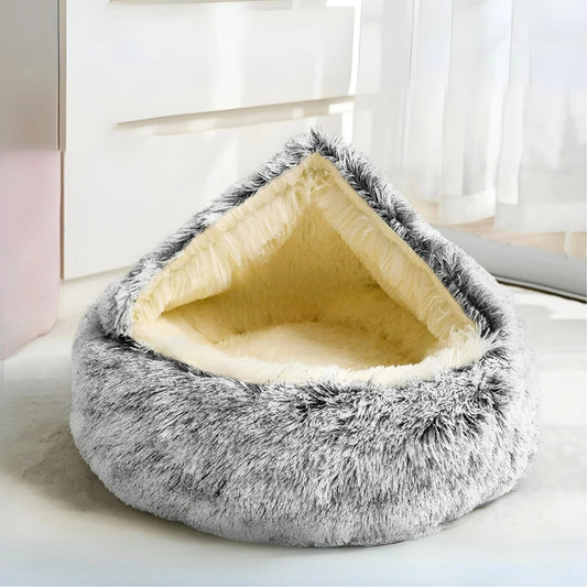 Coffy™ - Cuccia Imbottita per Cani con Cappuccio