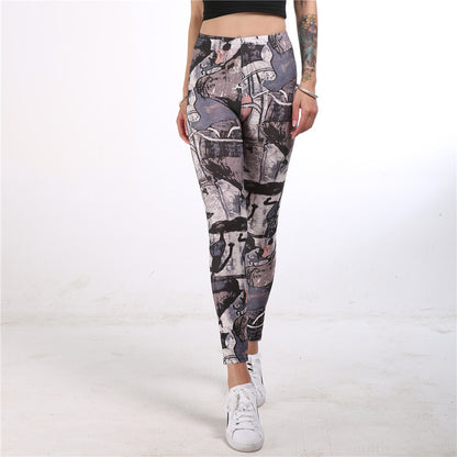 Doodle sport yoga pants