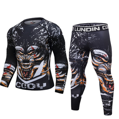 uomo - completo termico x sport combattimento