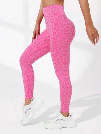 Leggings Sportivi Leopardati