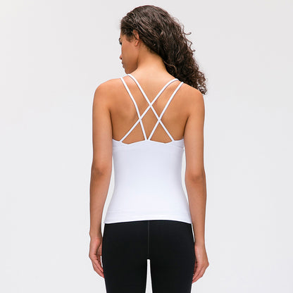 Pleated sport ladies vest