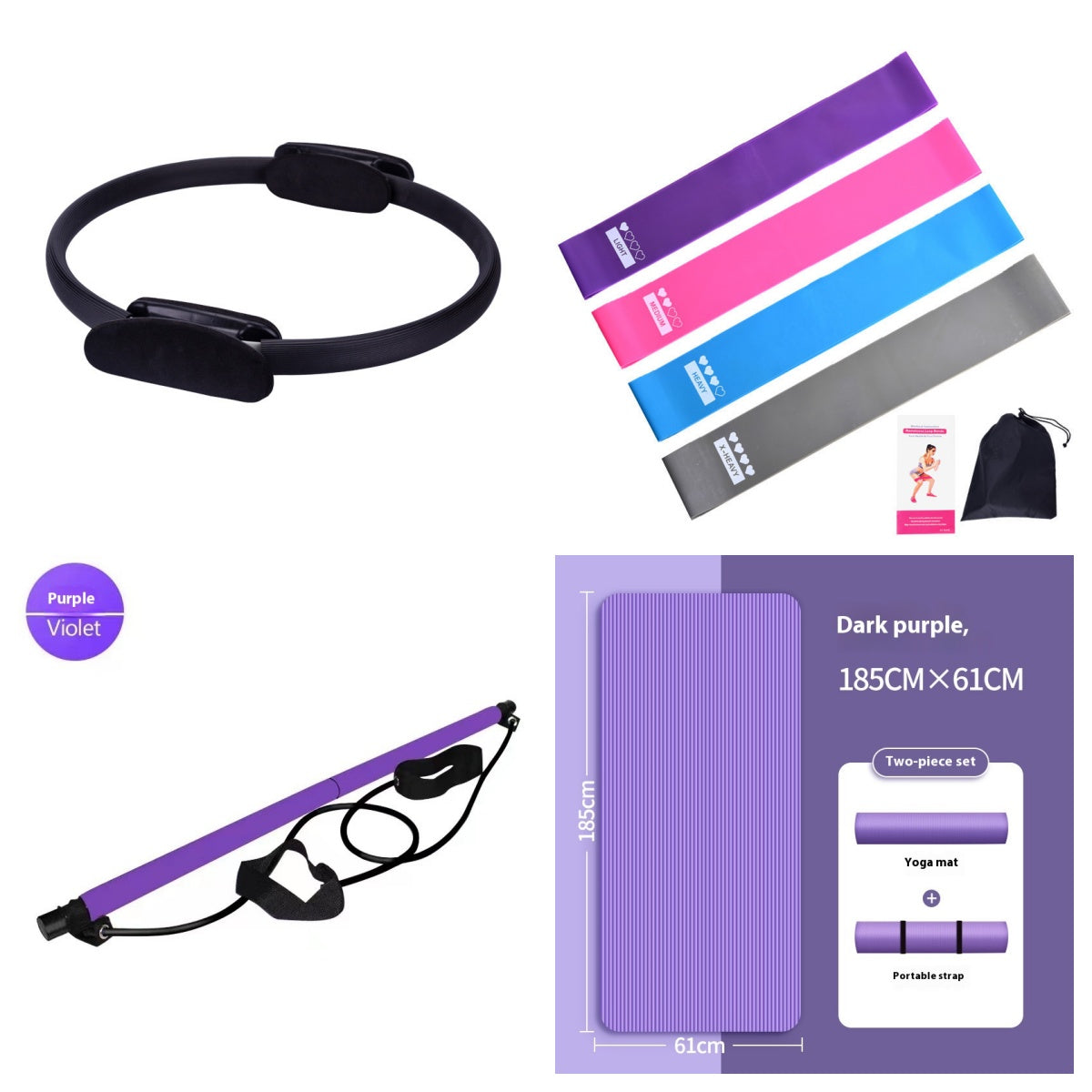 Kit Fitness Completo Casa