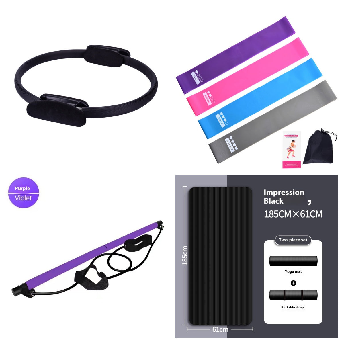 Kit Fitness Completo Casa