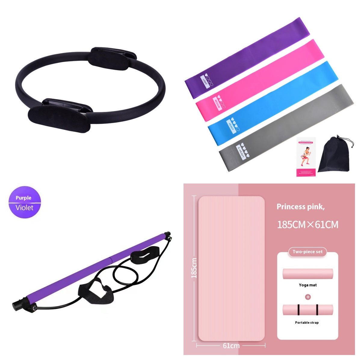 Kit Fitness Completo Casa