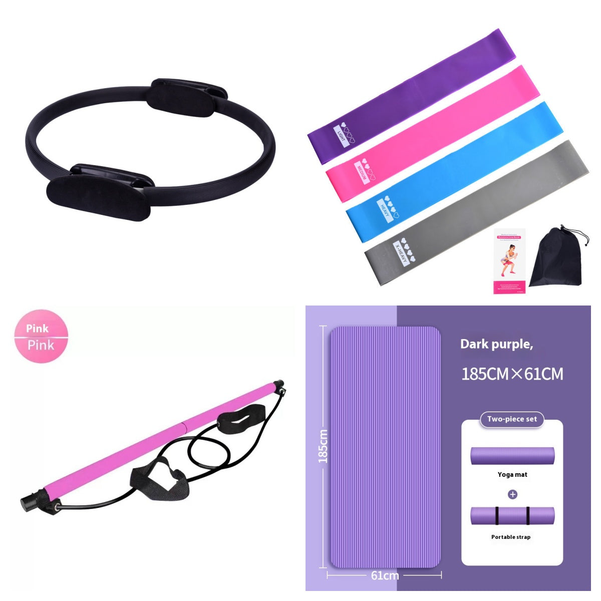 Kit Fitness Completo Casa