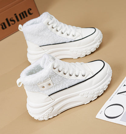 Scarpe Ortopediche Invernali con Fodera in Pelliccia Sintetica