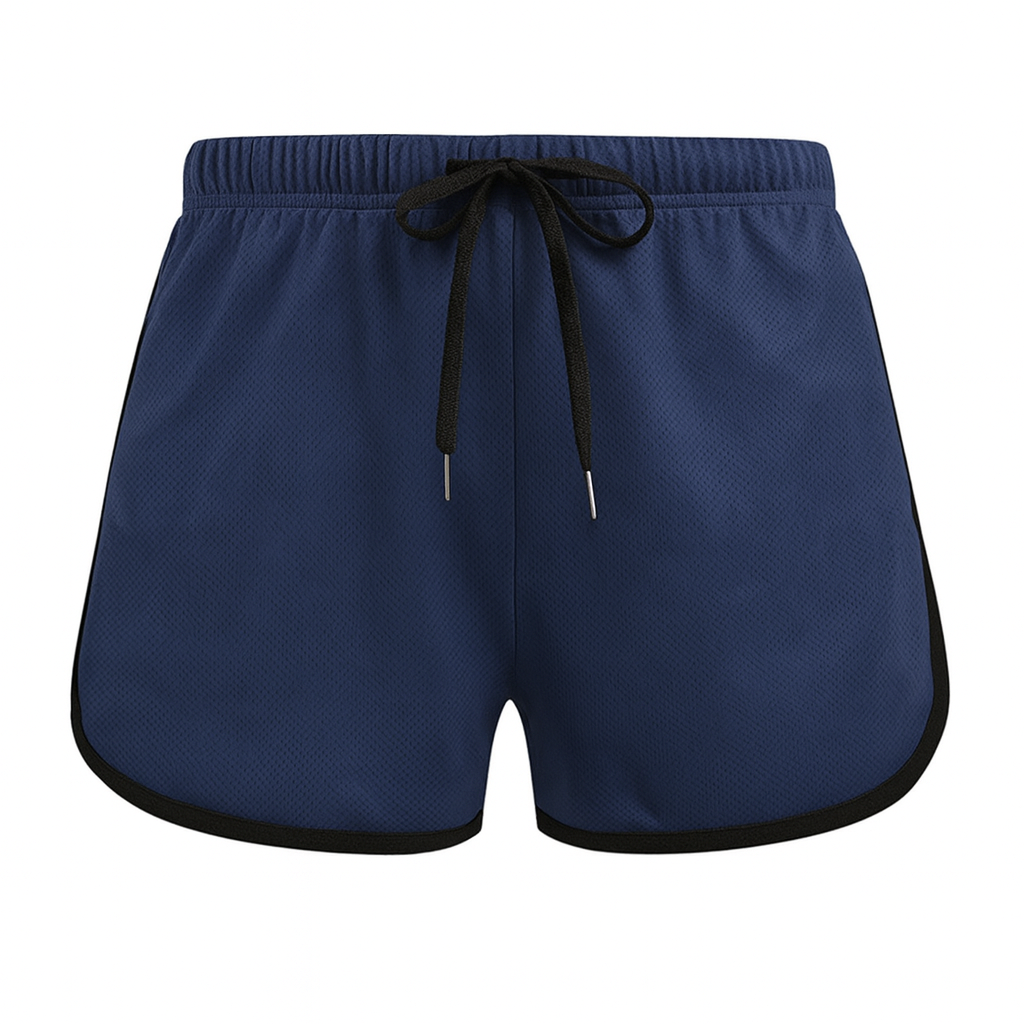 Pantaloncini Sportivi Con Tasca Zip