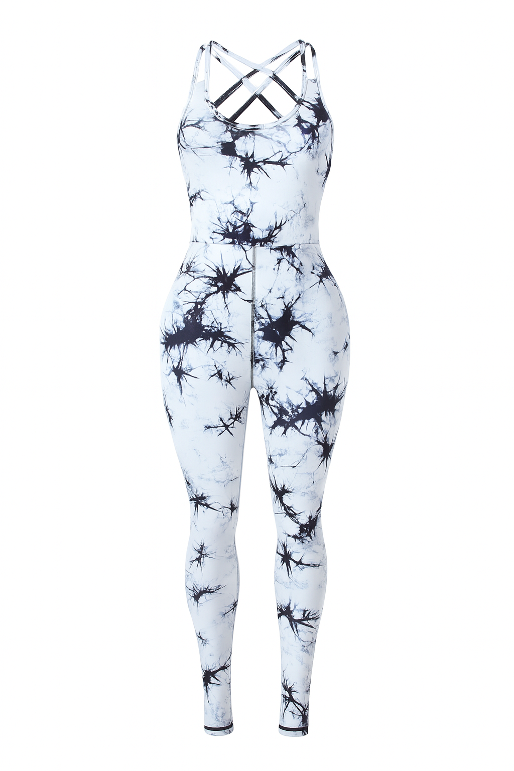 Tuta Sportiva Tie-Dye Senza Maniche