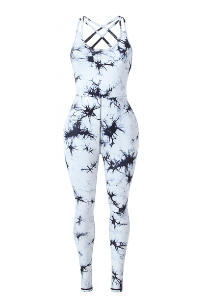 Tuta Sportiva Tie-Dye Senza Maniche