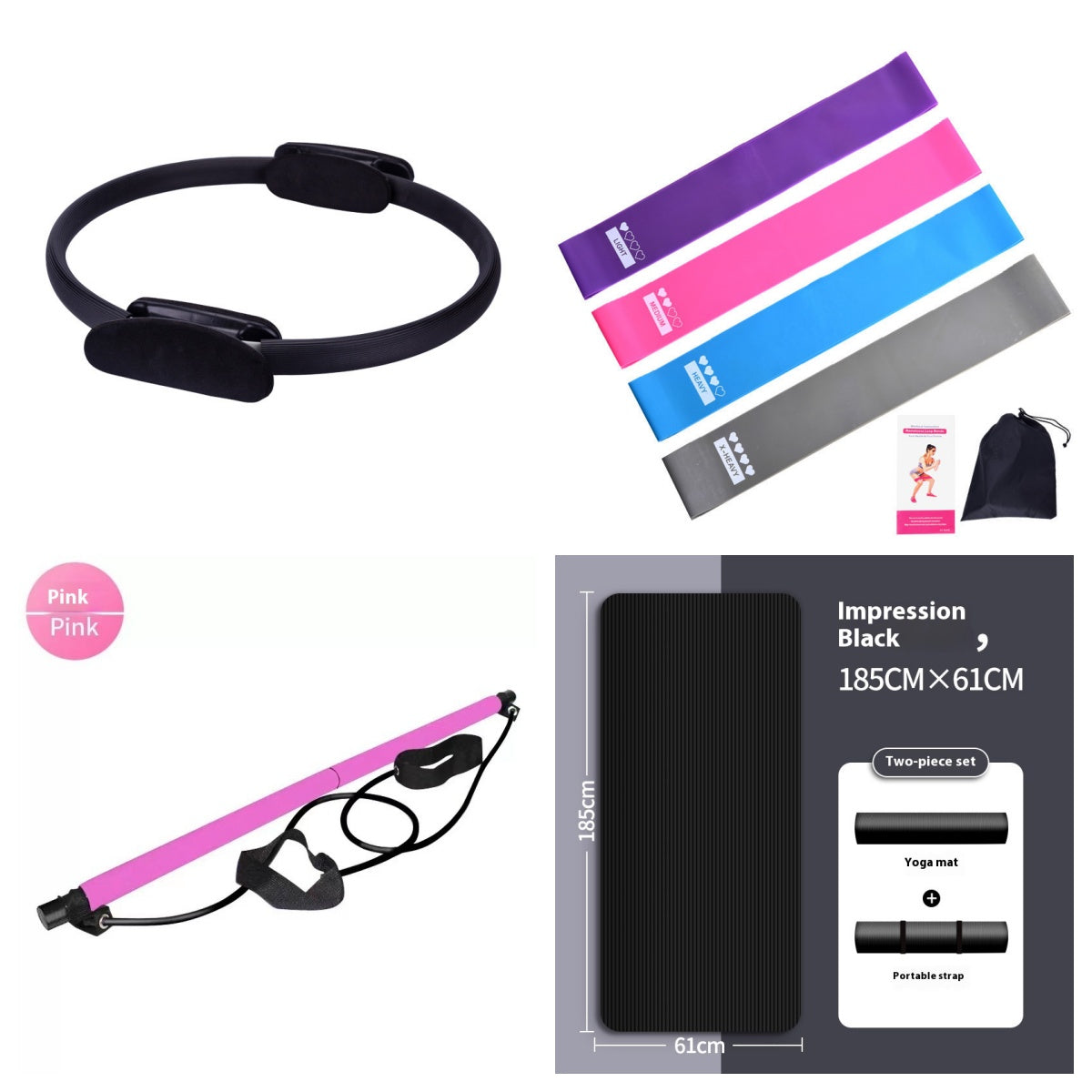 Kit Fitness Completo Casa