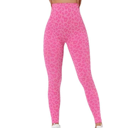 Leggings Sportivi Leopardati