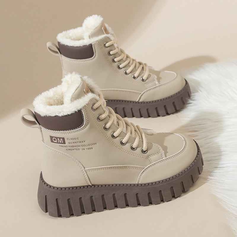 Scarpe Tipo Timberland Ma Ortopediche con Fodera in Pelliccia Sintetica