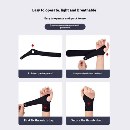 Tutore Per Il Polso Regolabile per Supporto e Compressione