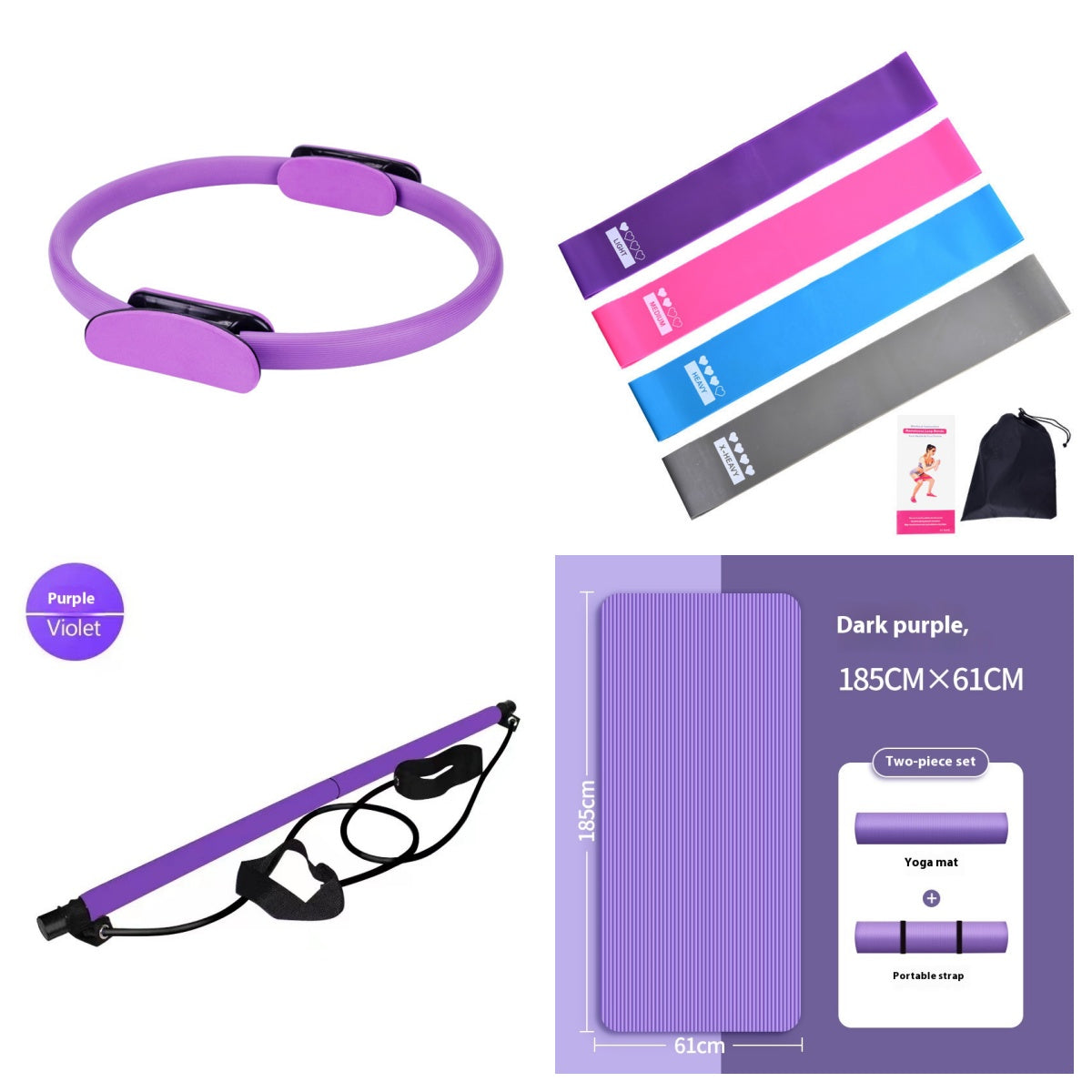 Kit Fitness Completo Casa