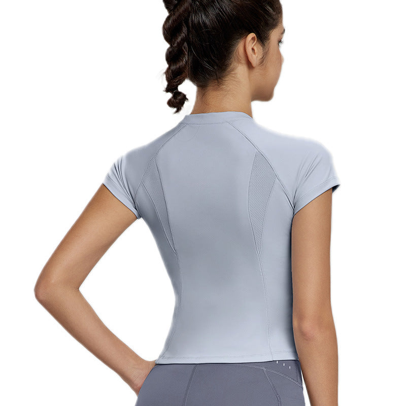 Top Sportivo Crop Con Zip