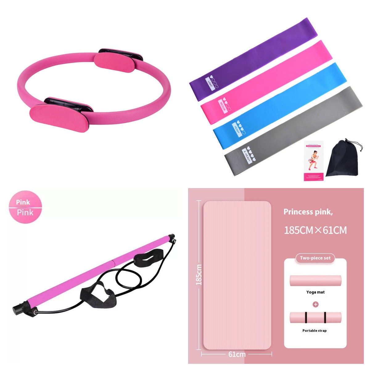 Kit Fitness Completo Casa