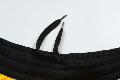 Pantaloncini Sportivi con Dettagli Bianchi